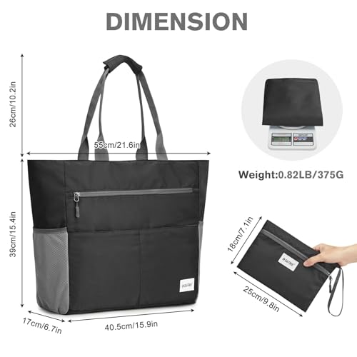 Beach Bag Waterproof Sandproof Large Capacity Foldable for Women