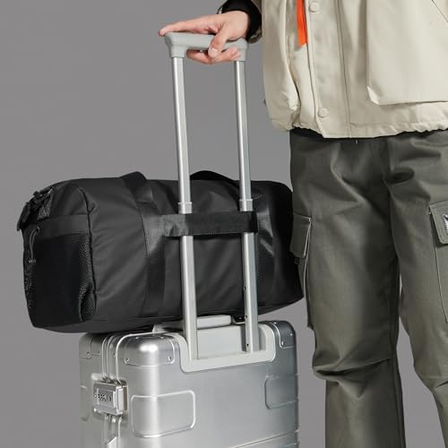 Small Gym Bag Duffel Bag for Men Women with Shoe Compartment Ideal for Sports