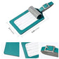 4 Pack Leather Luggage Tags for Suitcases Travel Tags