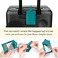 4 Pack Leather Luggage Tags for Suitcases Travel Tags