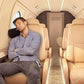 Premium Soft Rolled Travel Blanket Pillow Airplane 2 in 1