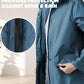 Waterproof Rain Poncho for Women Packable Hooded Raincoat with Pocket