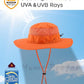 Unisex UPF50+ Sun Hat for Men Women Lightweight Mesh Bucket Hat Wide Brim Fishing Hat UV Protection Hat for Garden Golf Beach Orange