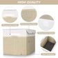 Large 42 Quarts Fabric Storage Bins with Lids [2