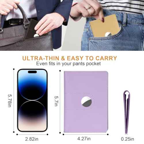 Full Grain Leather Passport Holder Cover for Men and Women Travel