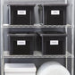Plastic File Box with Snap Lid (2 Count)