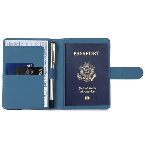 Premium Leather Passport Holder Covers Case