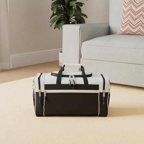 21" Sports Duffle Bag Gym Travel Pack in White