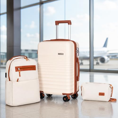 Carry On Luggage 22x14x9 Airline Approved Suitcase with Wheels