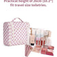 Large Hanging Toiletry Bag for Women Travel Makeup Bag Organizer Toiletries Bag Dry Wet Separation for Cosmetics Essentials Accessories