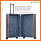 32" Aluminum Macro Traveler Checked Spinner Luggage