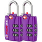 Open Alert TSA Approved Luggage Locks (2 Count)