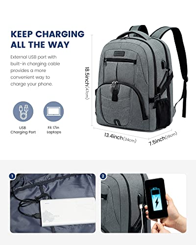 Large Laptop Backpack for Men