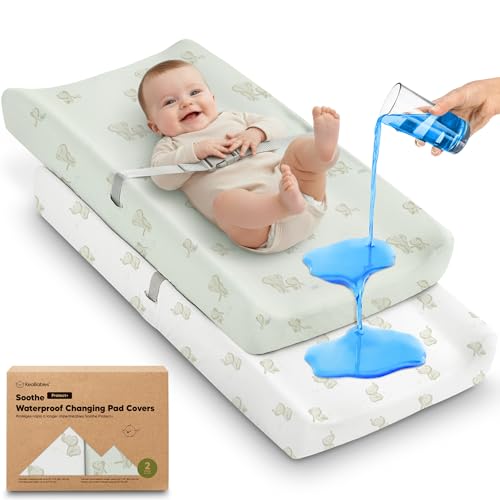 2 Pack Waterproof Changing Pad Covers Boy (2 Count)