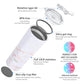 Stainless Steel Vacuum Insulated Tumbler Travel Mug 26 oz Coffee Cup with 2 Lids and Straws