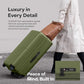 Checked Expandable Suitcase