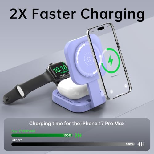 3 in 1 Mini Foldable Charging Station for Apple Devices