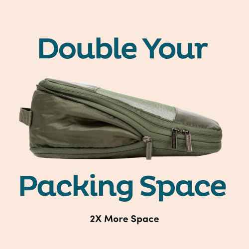 10 Pack Large Compression Packing Cubes for Travel (10 Count)