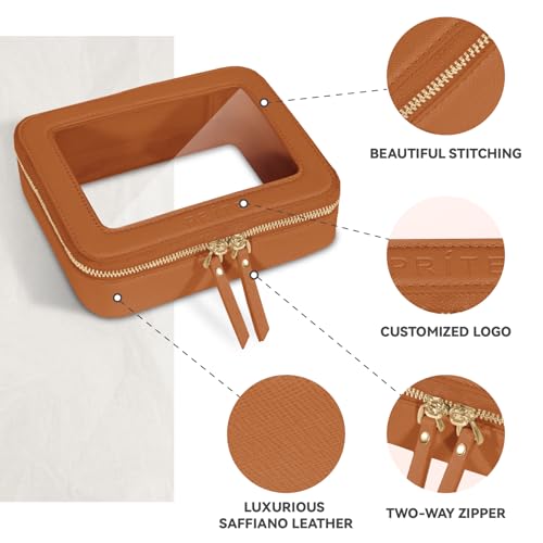 Clear Makeup Bag Travel Cosmetic Organizer Toiletry Case for Women