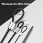 10 pcs 2mm Wire 12 inch Vinyl Coated Stainless Steel Cable with Loops Short Wire Rope Lanyard Lock Security Chain Link for Outdoor Gates (10 Count)