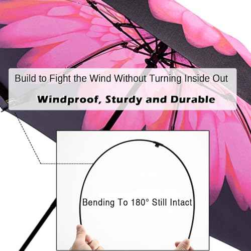 Umbrella Compact Inverted Folding Umbrellas Auto Open Auto Close