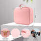 Travel Makeup Bag with LED Mirror Makeup Case with Light Up Mirror Portable Cosmetic Brush Organizer Bag with Adjustable Dividers for Cosmetics Makeup Brushes Toiletry