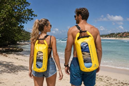 Waterproof Dry Bag with Double Zip (3 Count)