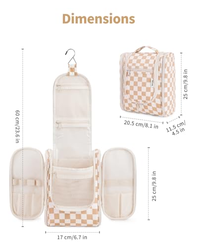 Small Hanging Travel Toiletry Bag for Women