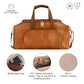 Vintage Genuine Leather Duffle Bags For Men Denver M