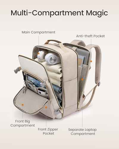 40L Travel Backpack for Women & Men