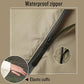 Adult Rain Poncho Waterproof Hooded Zipper Raincoat with Pockets