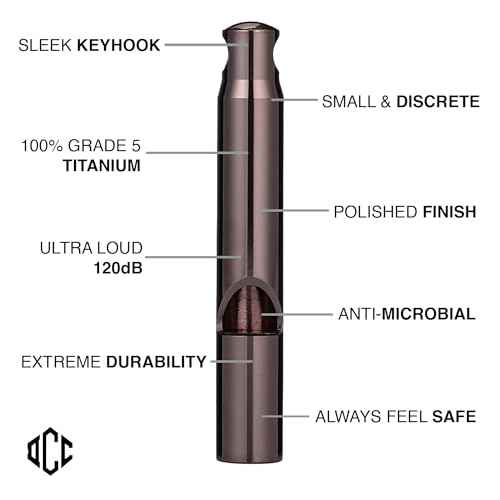 TiWhistle Titanium Emergency Whistle