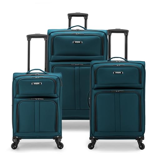 Anzio Softside Expandable Luggage with Spinner Wheels (3 Piece)