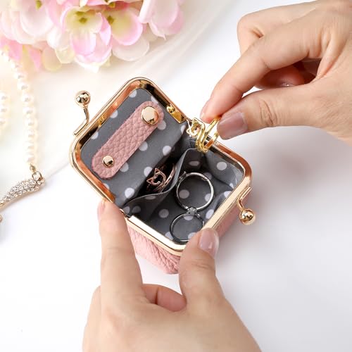 Custom Name & Birth Month Flower Mini Leather Jewelry Box
