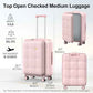 26 Inch Large Expandable Checked Luggage Hard Shell Suitcase