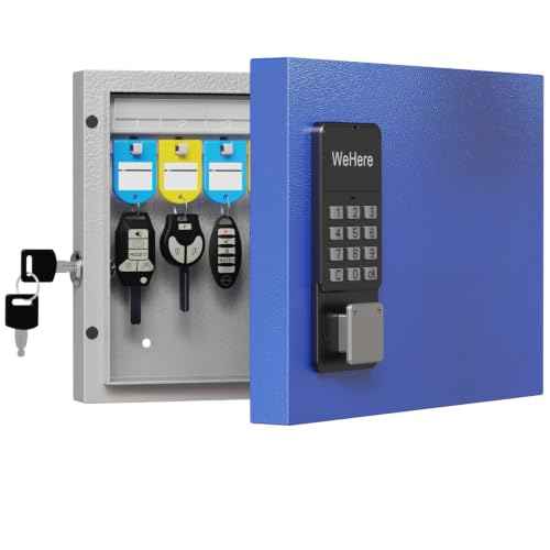 16 Key Lock Box Smart Key Organier Cabinet with Keypad & App for Office
