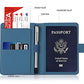 Premium Leather Passport Holder Covers Case