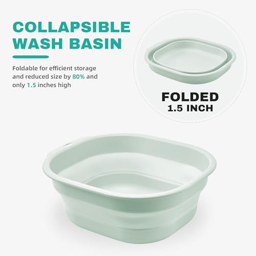 2 Pack Collapsible Wash Basin Set (2 Count)
