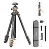 LITETRIP Carbon Fiber Travel Tripod with Pan Tilt Low Profile Ball Head