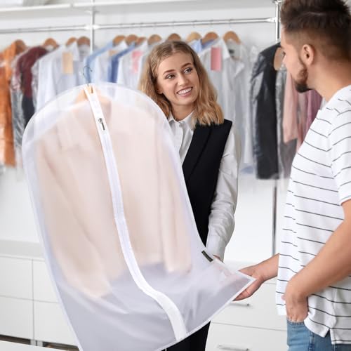 6PK Garment Bags for Hanging Clothes (6 Count)