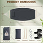 Cotton Hammock 8.9x4.9ft Holds Up to 660lbs Prevents Side