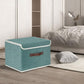 Foldable Storage Boxes with Lids 5 Pack Fabric Storage Bins with Lids (5 Count)