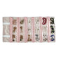 Travel Jewelry Roll Bag Portable Organizer Pouch With Grids&PVC Cover Storage Bags for Necklace