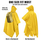 Hooded Rain Poncho Lightweight Waterproof Unisex Raincoat Jacket with Pocket for Men Women Adult