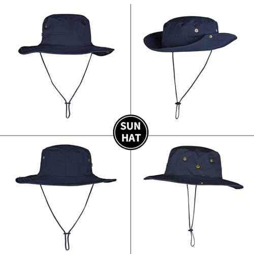 Sun Hats for Men Women Safari Hat Foldable Fishing Hat UPF 50+ Bucket Hat
