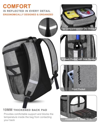 Cooler Backpack Insulated Leak Proof for Women Men Soft Cooler Bag