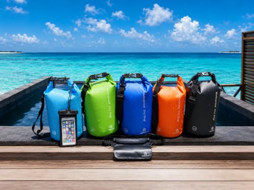 Waterproof Dry Bag with Double Zip (3 Count)