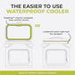 Magnetic Leak Proof 36 Can Soft Cooler with Waterproof Zipper