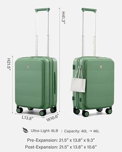 Hardside Expandable Carry On Luggage