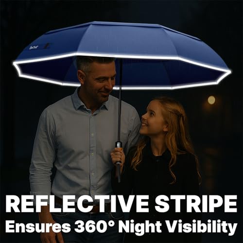 Compact Travel Umbrella for Rain
